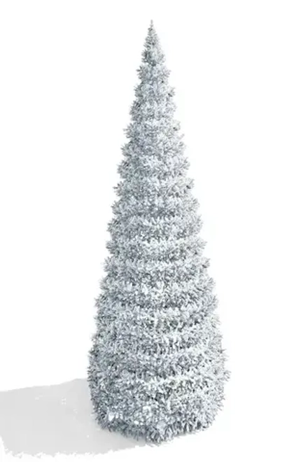 Уличная елка Евро-2 белая 24 м., каркасная, ПВХ, Green Trees (GT24EVPVCW)