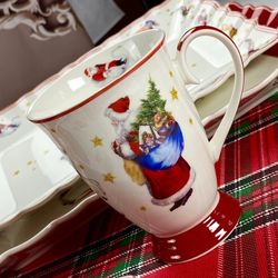 Lenardi 305-206 Кружка 310 мл НОВЫЙ ГОД в под.уп.(х36)Фарфор