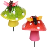 Фигура на спице «Летний гриб» 9*8 см, микс