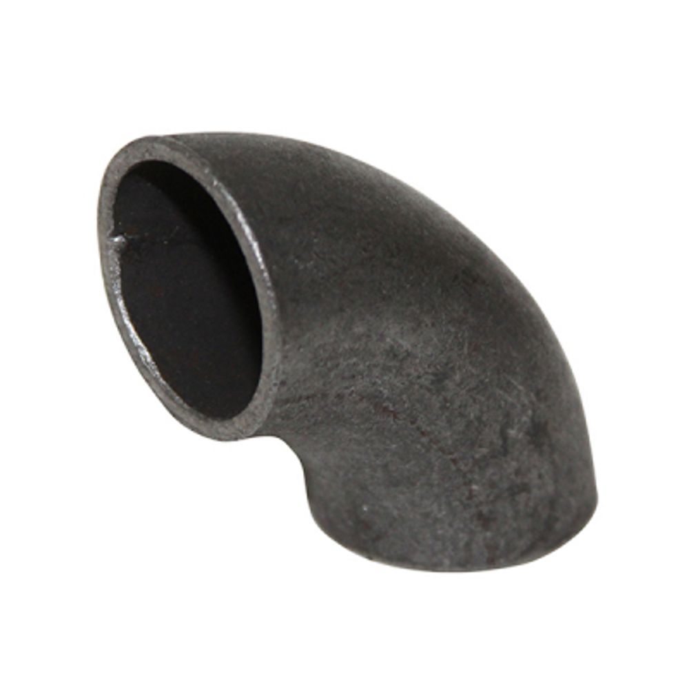 Отвод короткий, черный