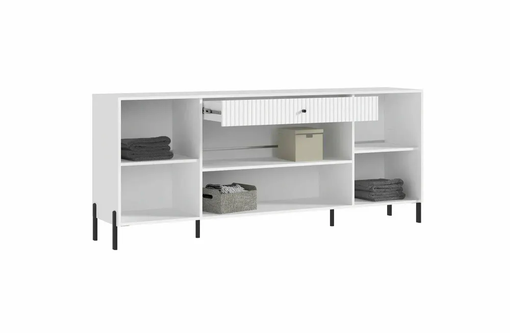 Комод "Оливия" (белый/белый глянец), МФ Миф, г. Пенза