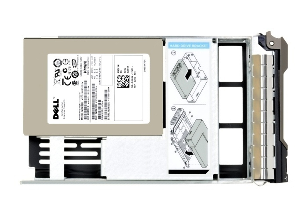Накопитель SSD Dell W3MR5 1.92-TB 3.5 MLC SAS RI SSD w/F238F