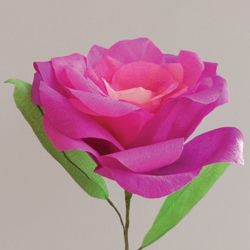 Бумага крепированная флористическая 50*250 см розовая ОСТРОВ СОКРОВИЩ 110г/м2 (129150)