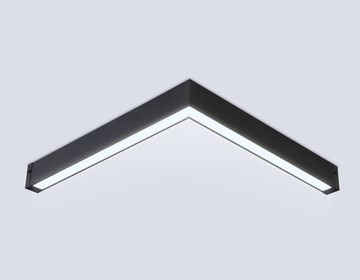 Светильник светодиодный угловой для шинопровода 24W 3000K-6400K GL1299 BK черный Magnetic 220V Ambrella