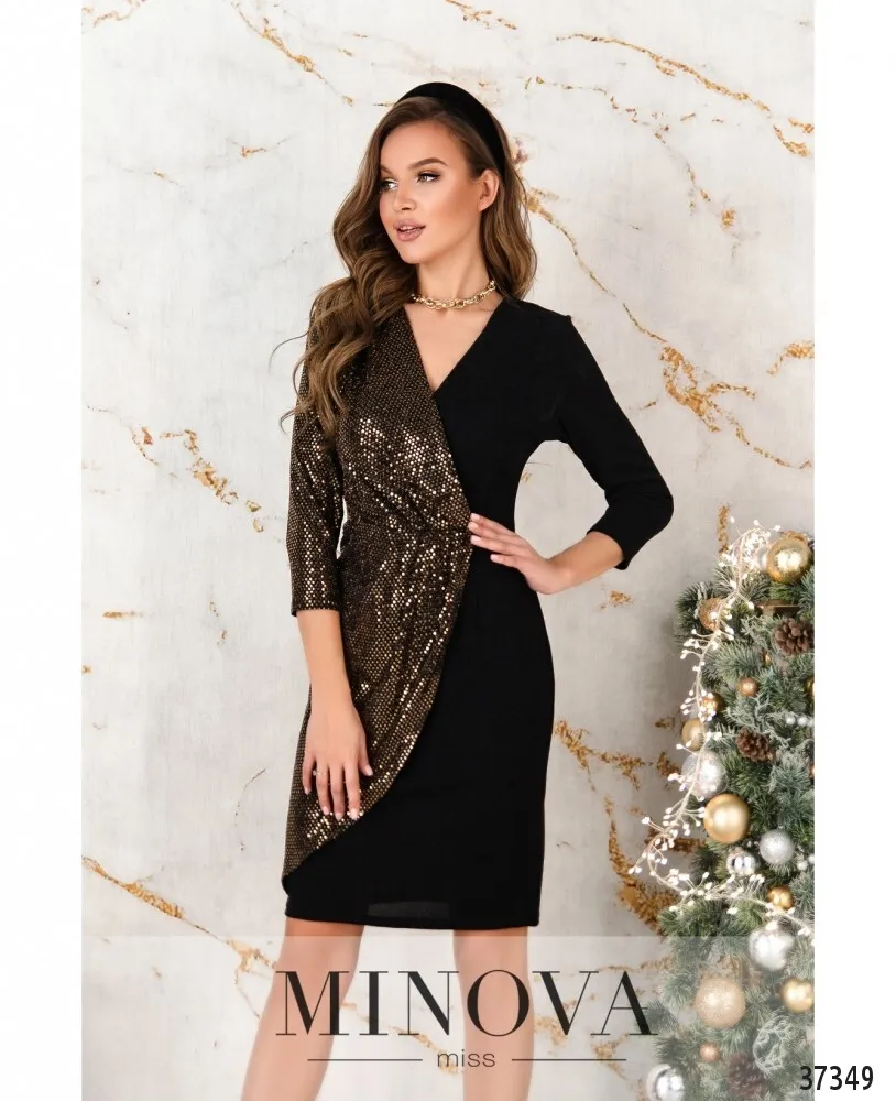 Платье 1153-золото Minova