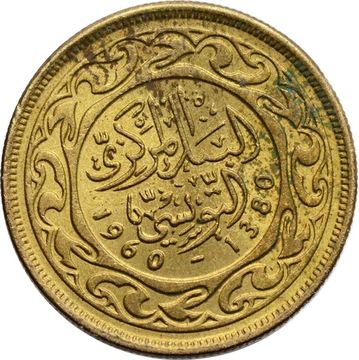 10 миллимов 1960 Тунис