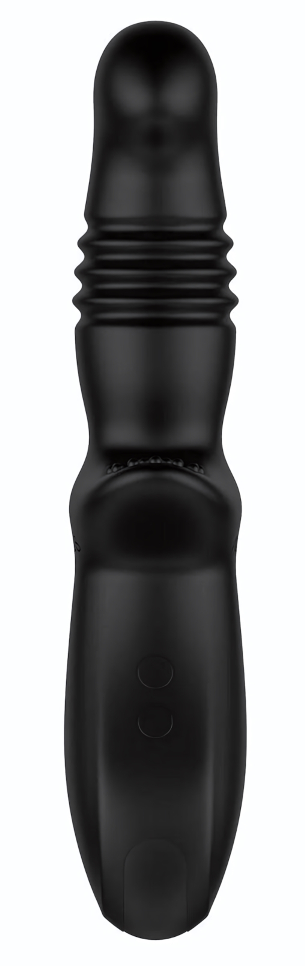 Черный вибромассажер простаты Nexus Thrust с возвратно-поступательными движениями (Цвет: черный)