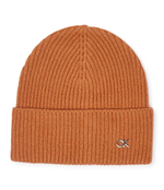 Хлопковая шапка Calvin Klein - коричневый(K60K612592)