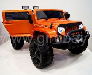 Детский электромобиль River Toys JEEP WRANGLER O999OO оранжевый