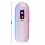 Мастурбатор с вибрацией и голосом (Цвет: белый с бежевым)