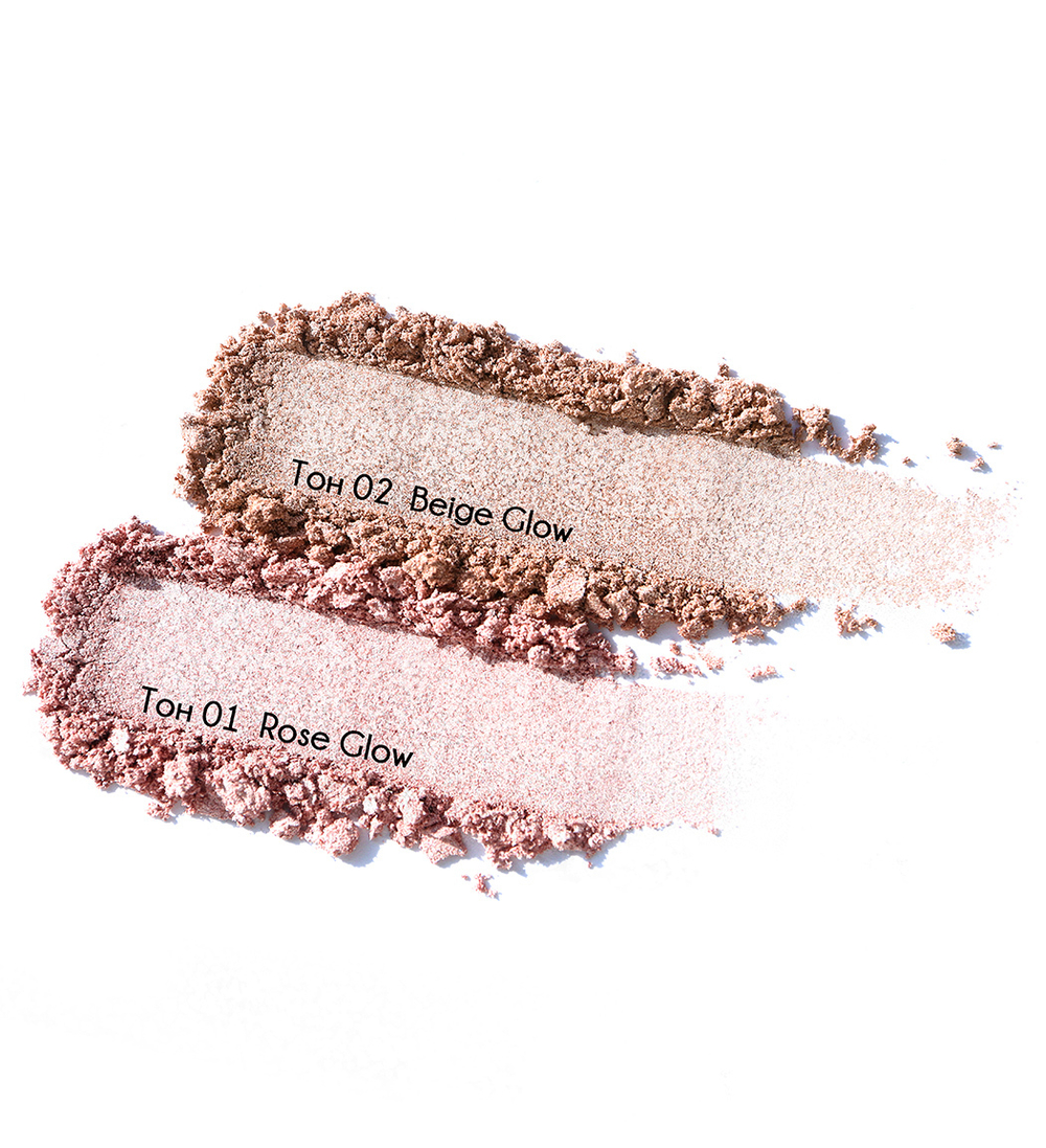 LUX VISAGE Хайлайтер компактный "MOONLIGHT" тон 02 BEIGE GLOW