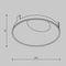 Декоративная рамка-отражатель Maytoni Technical Wise Ring057-10-MG