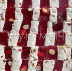 Лукум "Али-баба" сливочно-гранатовый с курагой и фундуком (415 руб. за кг) 2кг
