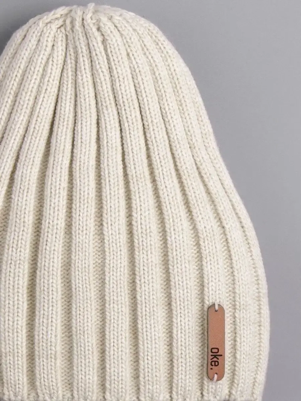 Шапка вязаная демисезонная тыковка