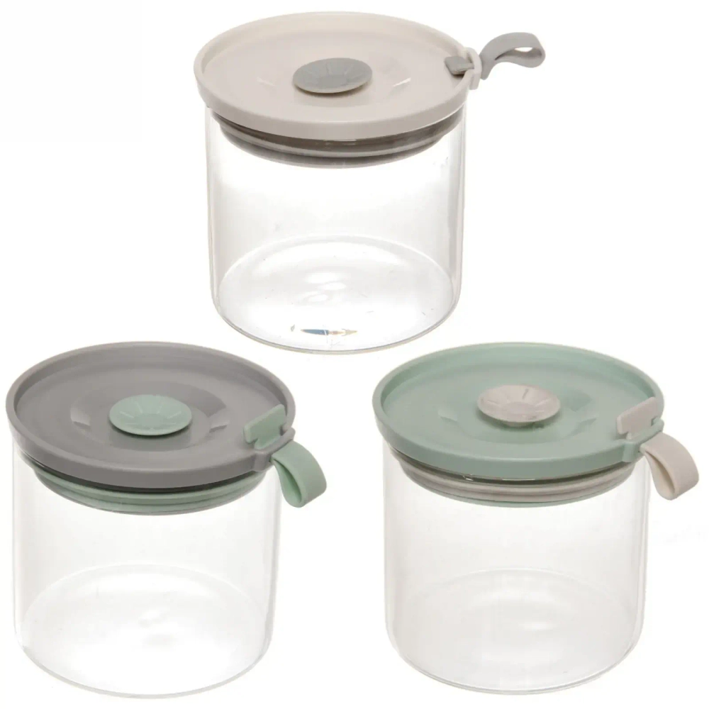 Банка для продуктов стеклянная 650мл «O'lala»