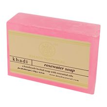 Khadi Natural мыло ручной работы Rosewater Soap розовая вода 125 гр
