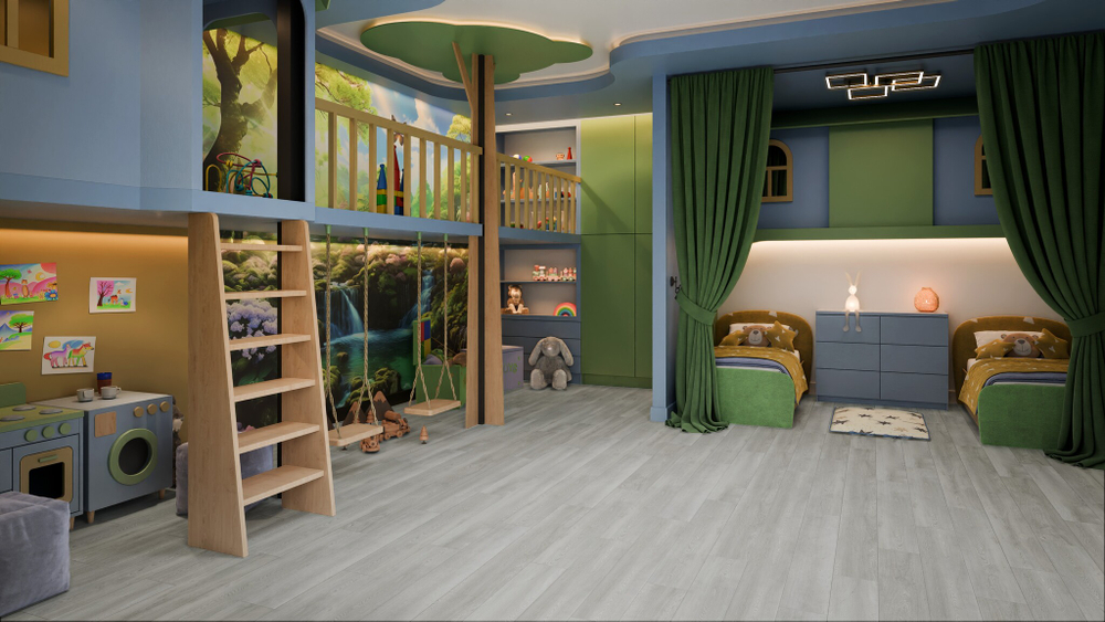 LVT-плитка Damy Floor TCM304-3-LVT Дуб Зимний