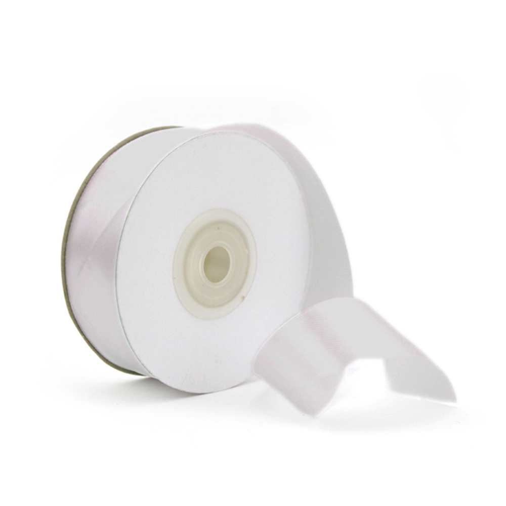 Лента атласная (2,5 см*22,85 м) Жемчужный