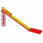 Надувная прямая водная горка для вышки (опоры) «Стрела» с бассейном, 30*2*2,65 м