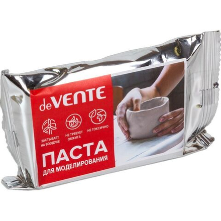 Глина для лепки deVENTE. HOBBY CREATIVE , белая 150гр., самозатвердевающая