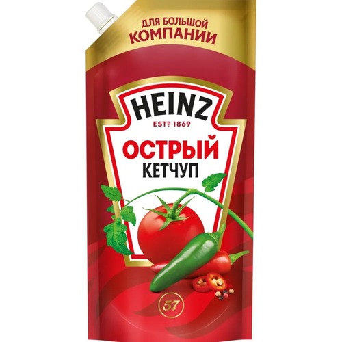 Хайнц Кетчуп Острый 550гр