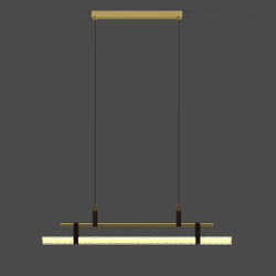 Подвесной светильник 8501P/L brass/clear