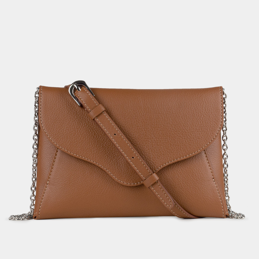 Сумка Florette из кожи теленка, цвета голд (новая карамель)