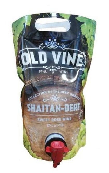 Шайтан Дере сладкое розовое вино 1,5 л