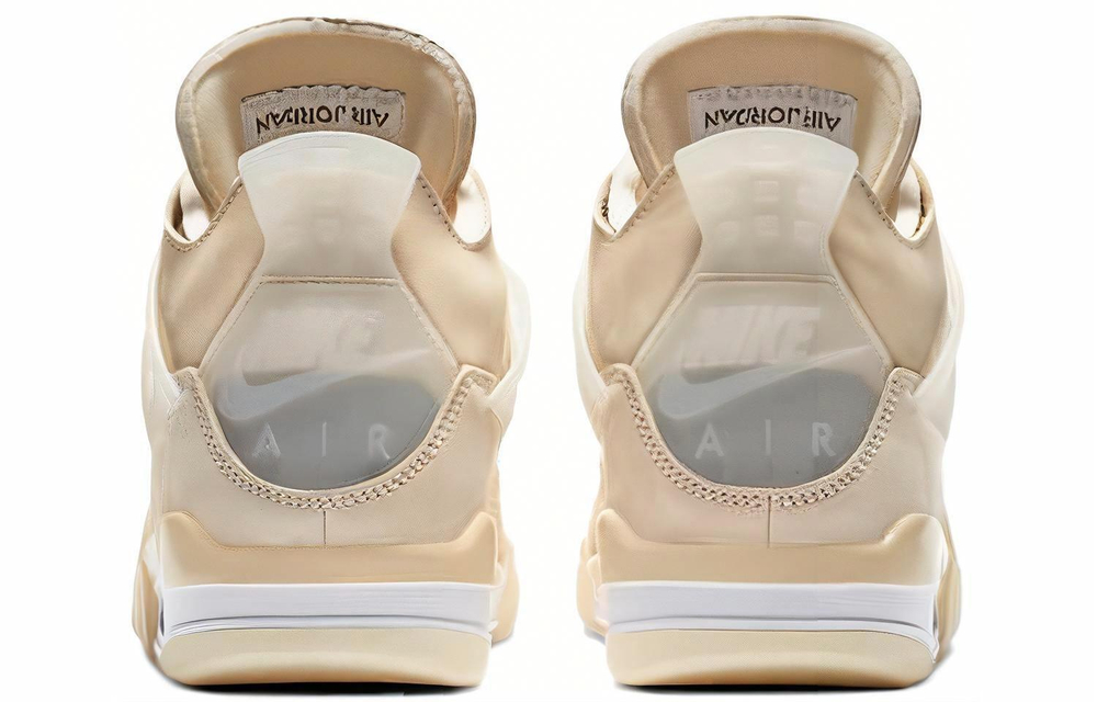 Кроссовки Off-White X Jordan Air Jordan 4 "Sail" (Женская размерная сетка)