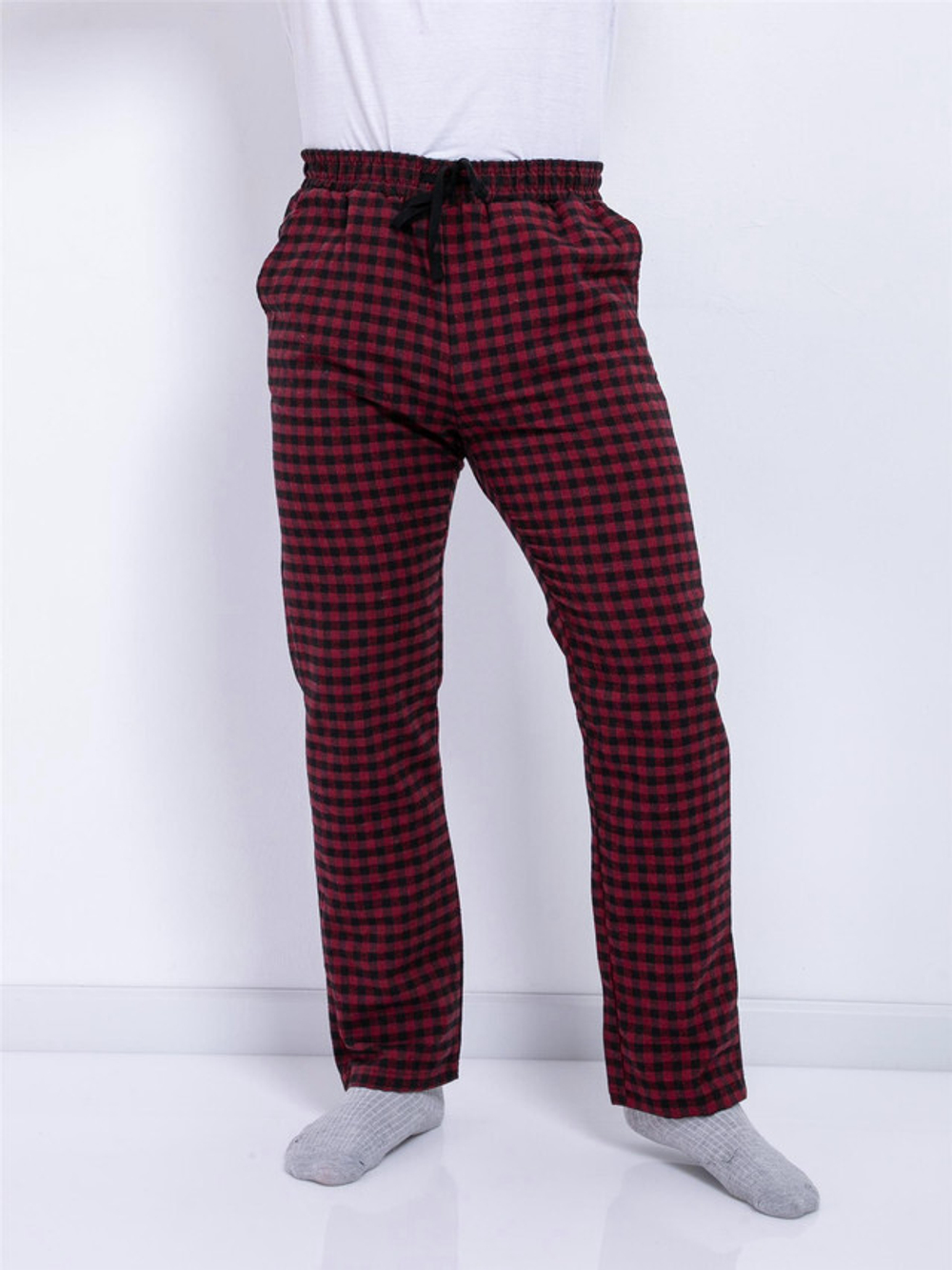 Мужские пижамные брюки для комфорта и стиля в доме - Высококачественный хлопок и уникальный дизайн - 09197