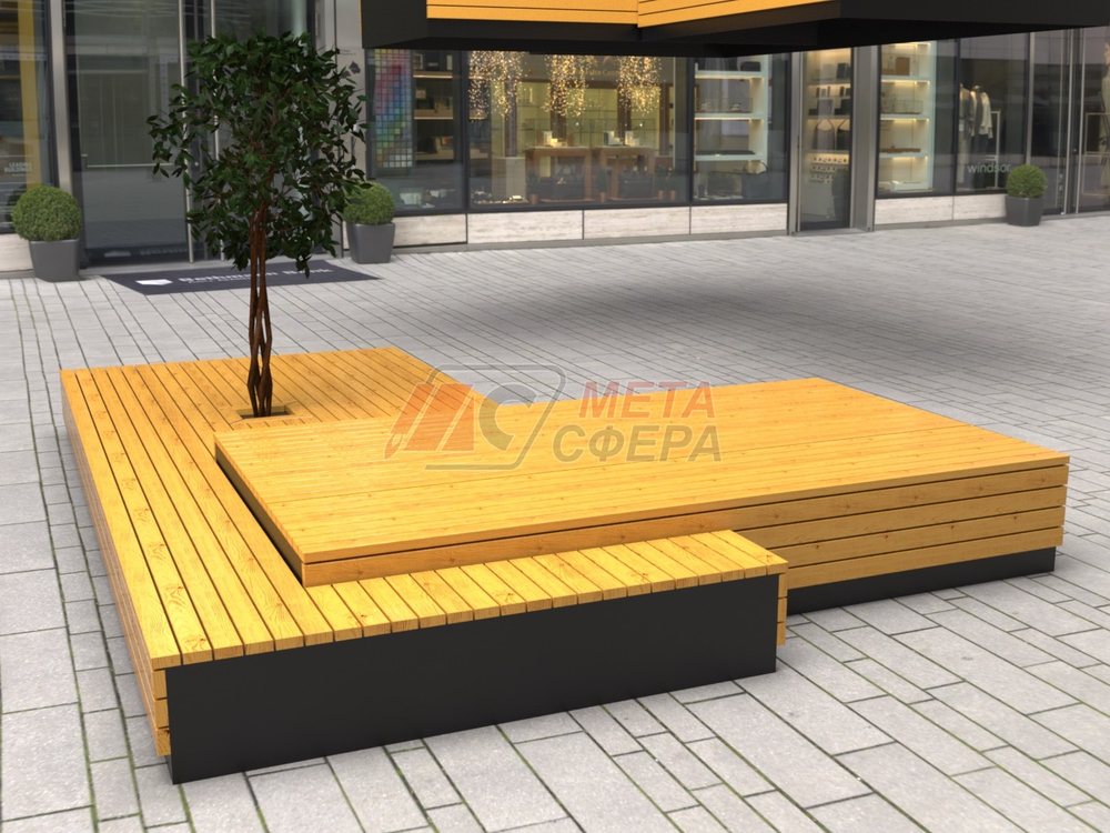 Скамья-подиум Open-Air
