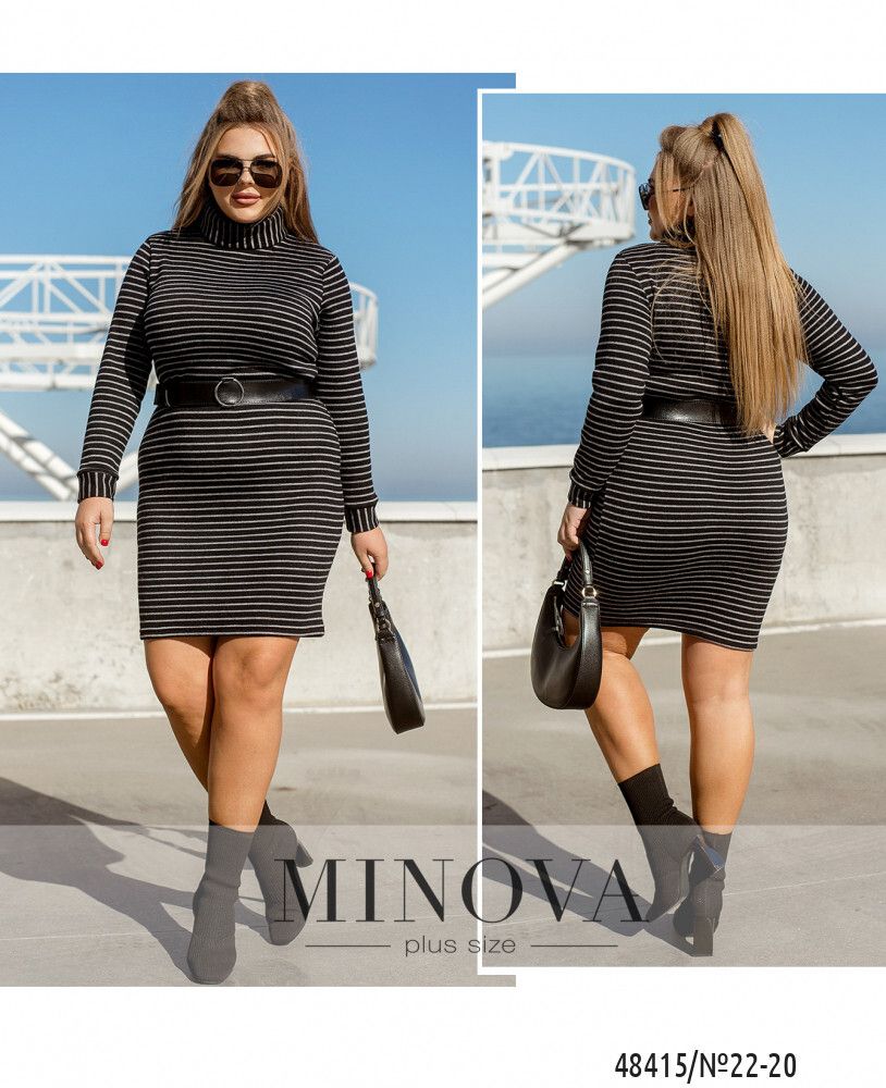 Платье 22-20-Чёрный Minova