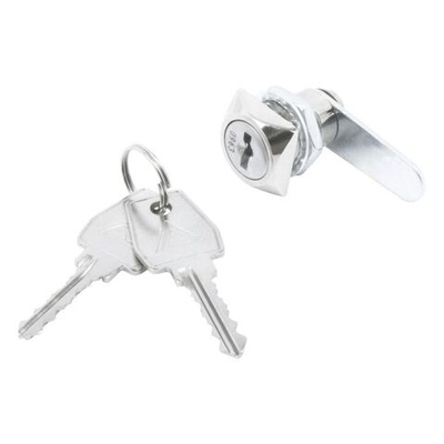 Замок мебельный Стандарт ЗМ 0802 (3128) 20 мм квадрат.основание