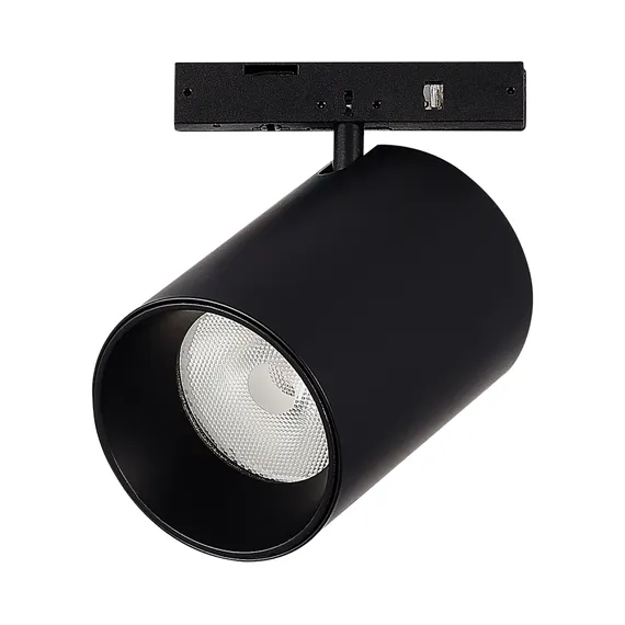 ST671.436.09 Магнитный трековый светильник Черный LED 1*9W 3000K 500Lm Ra>90 36° IP20 D45xH63 24V СУПЕР5