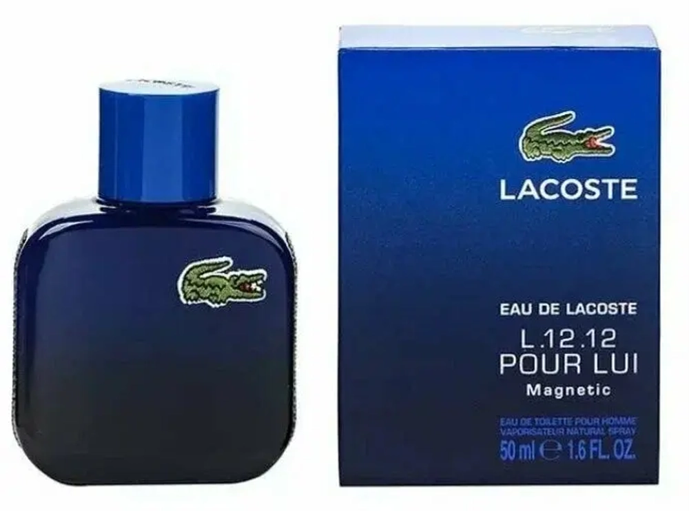 LACOSTE туалетная вода L.12.12 Magnetic pour Lui, 100 мл, 100 г