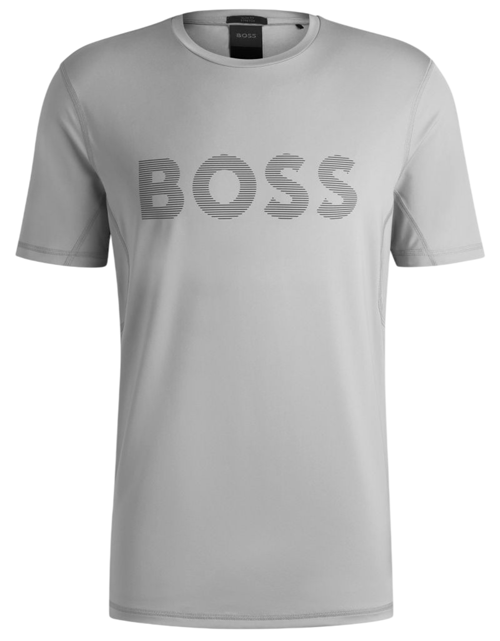 Мужская теннисная футболка BOSS Tee Active 1 - серый