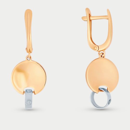 Серьги золотые