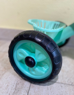 Велосипед 3-х колесный (баг., корзина, пласт. колеса) арт. Sl-001 Мятный, 36005