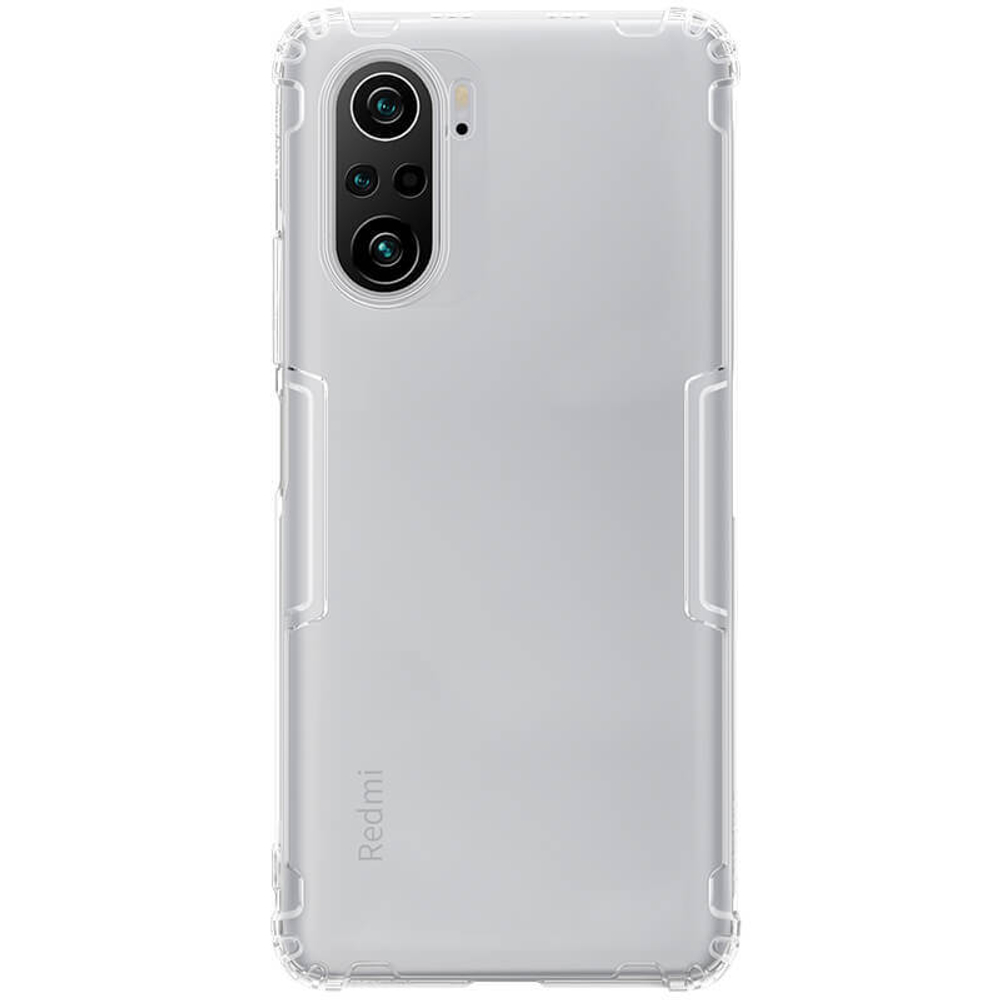 Прозрачный силиконовый чехол Nillkin Nature для Xiaomi Poco F3 / Mi 11i