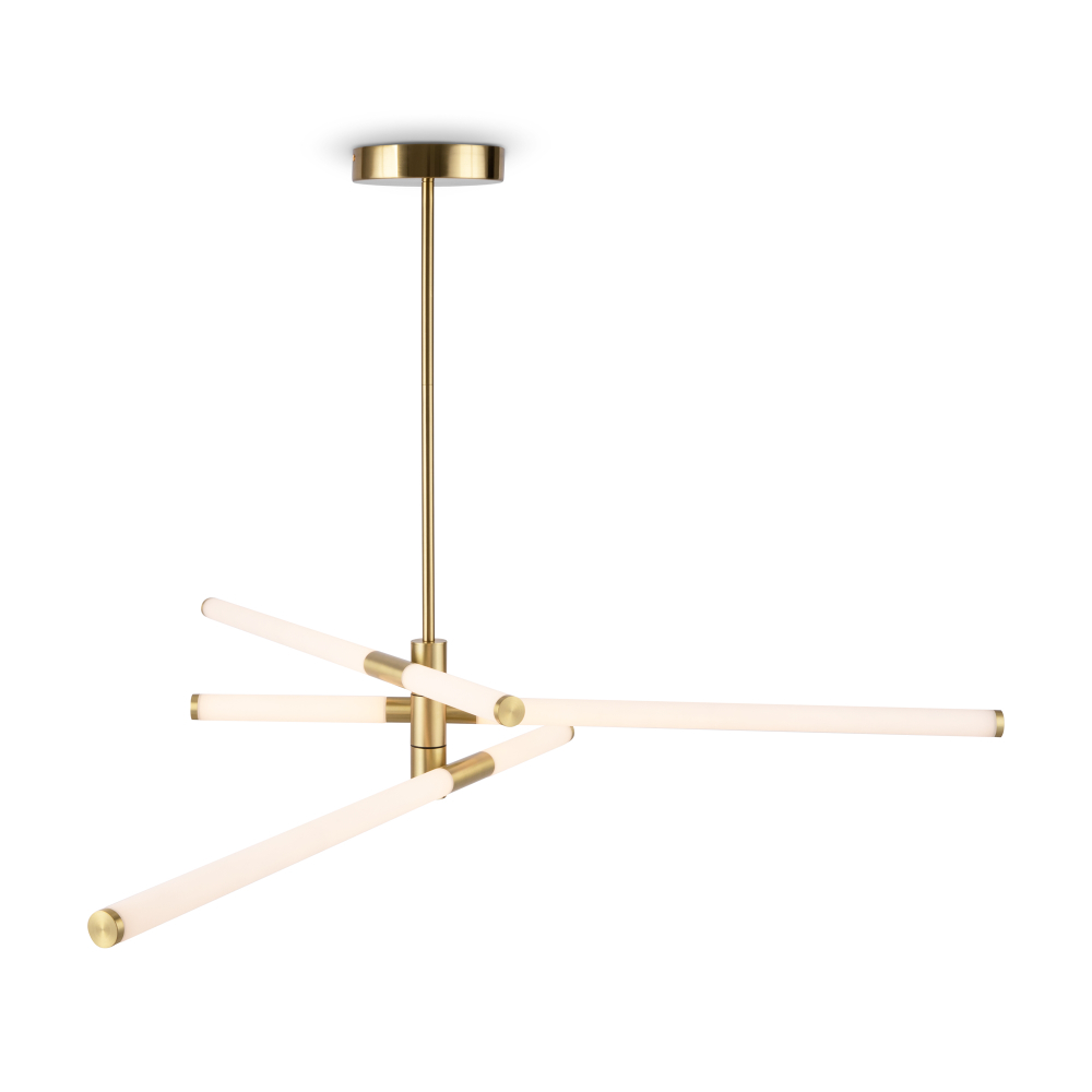 Люстра на штанге светодиодная Maytoni Axis MOD106CL-L40G3K