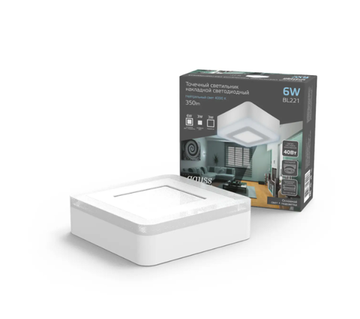 Накладной точечный светильник Gauss Backlight 3+3W LED 4000K BL221