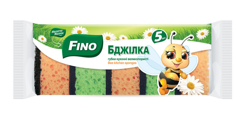 Губки Кухонные Пчелка 5 шт 7265