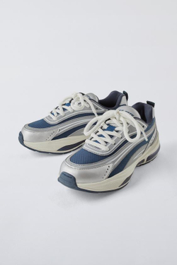 ZARA КРОССОВКИ С ВОЗДУШНОЙ ПОДУШКОЙ, РАЗНОЦВЕТНЫЙ