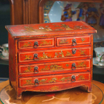 Миниатюрный комодик-шкатулка в стиле Шинуазри