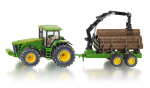 Трактор «John Deere» с прицепом для лесоматериалов (1:50)