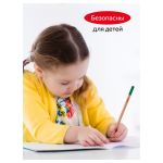 Карандаши цветные Гамма "Мультики", 12цв., супермягкие, увелич. диаметр грифеля 4,0мм, заточен., картон. упак., европодвес