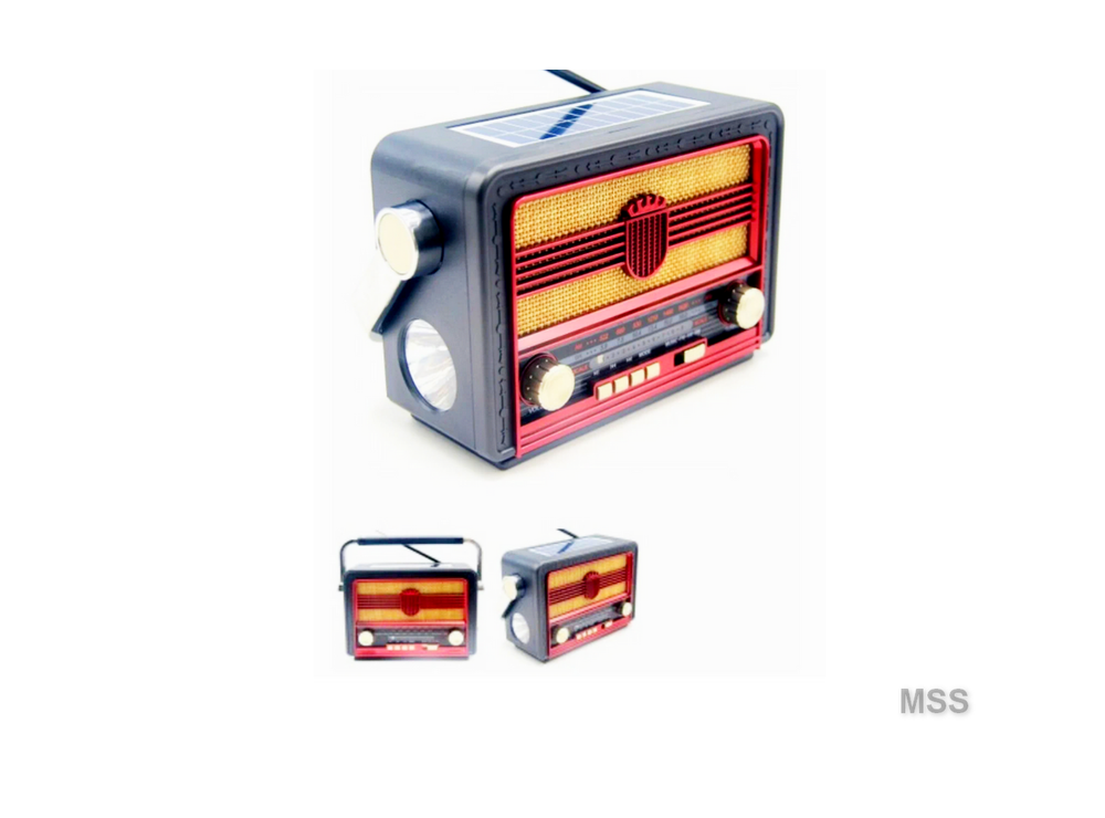 Радиоприемник Meier M-528BT-S USB (солнечная панель)