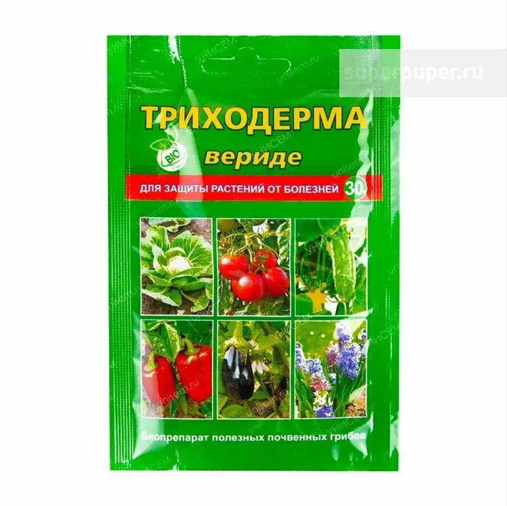 Триходерма вериде пакет 30 г ВХ