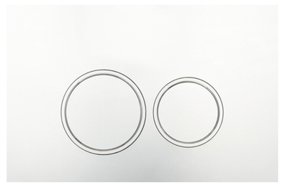 Кнопка для инсталляции с КРУГ. клав. (ХРОМ)  ViEiR  (50/1шт)