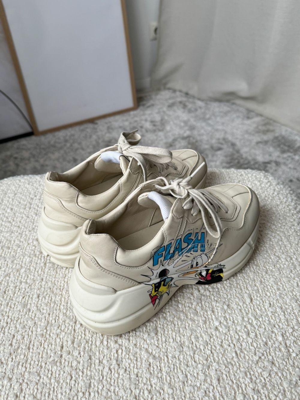 Кожаные кроссовки Gucci, 34,5